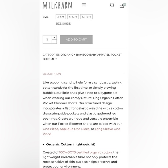 Milkbarn Organic Cotton Pocket Bloomer Bundle - Picture 12 of 12